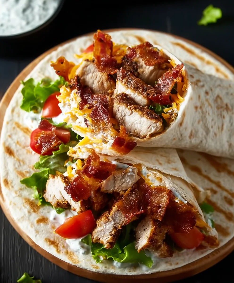 Crispy Chicken Beef Beef Bacon Ranch Wrap