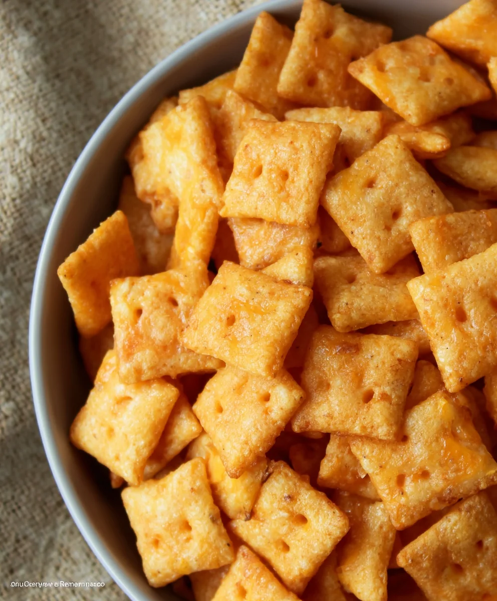 Gluten Free Cheez Its - Easy Cheesy Snack Recipe