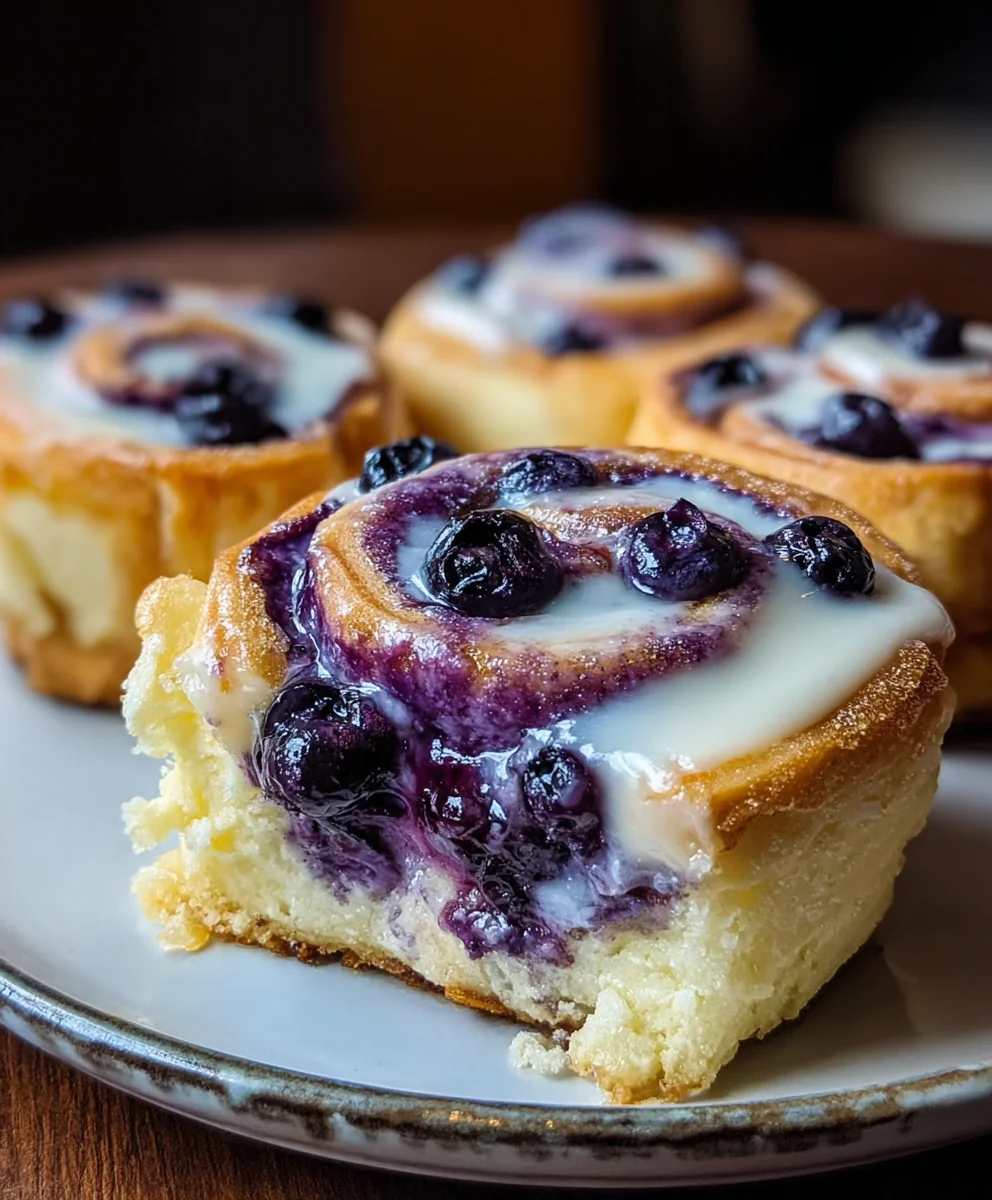 Blueberry Cheesecake Rolls-Easy Dessert Recipe