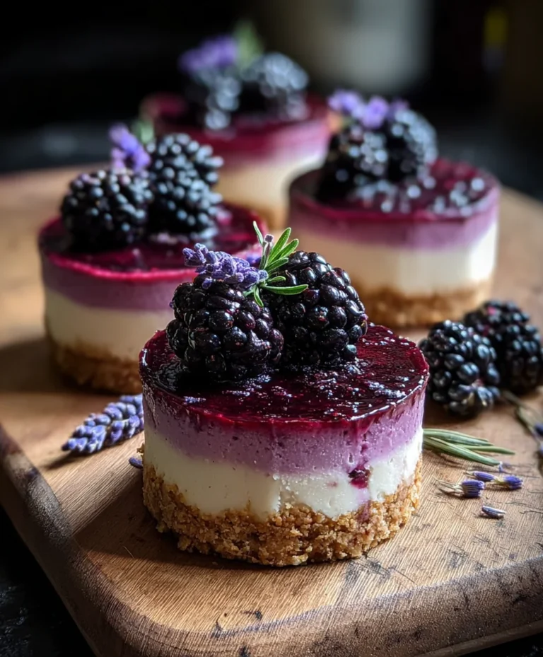 Luscious Blackberry Lavender Cheesecake-Easy Dessert