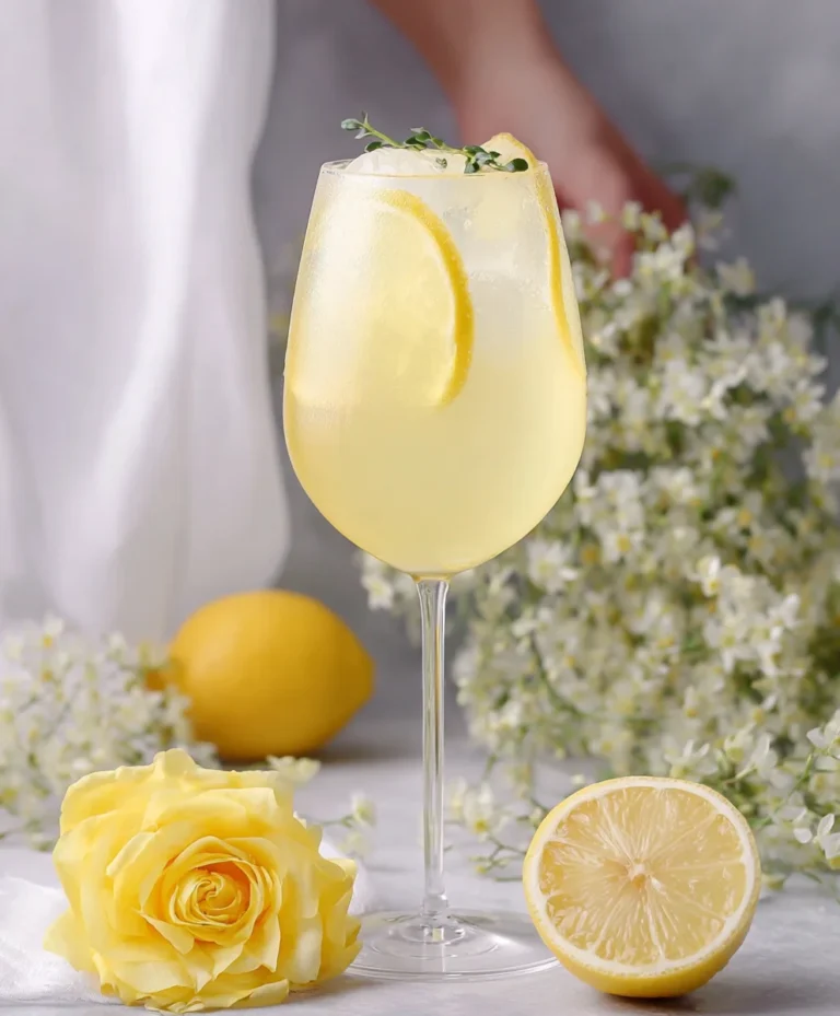 Non-Non-Non-Alcoholic Alternative Limoncello Spritz – Refreshing Drink