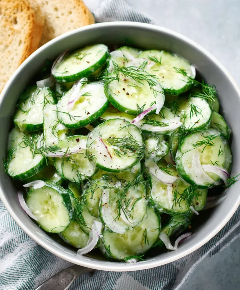 Easy Cucumber Dill Salad – Refreshing Summer Side Dish