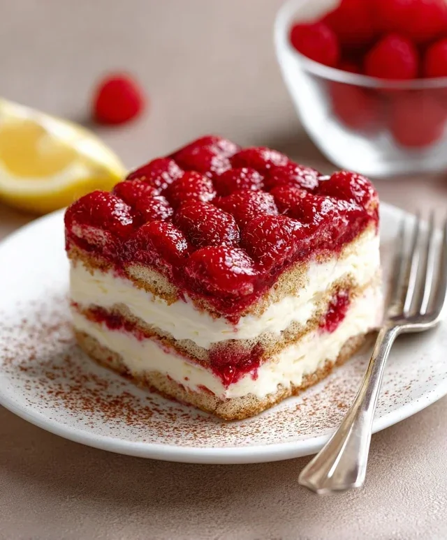Raspberry Tiramisu