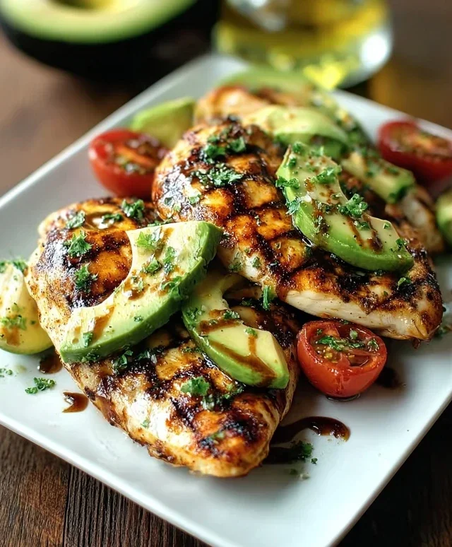 Grilled California Avocado Chicken Recipe