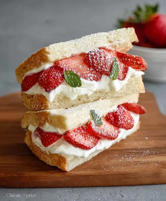 4-ingredient Strawberry Sando