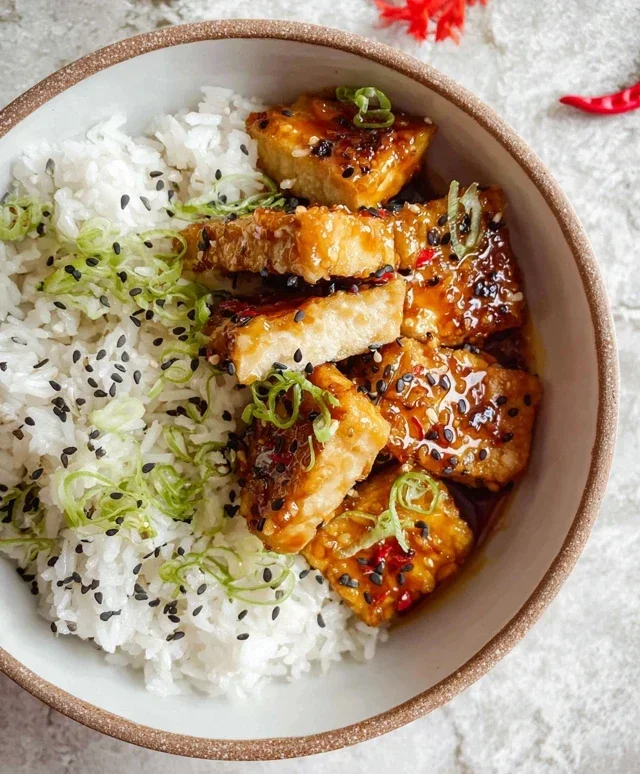 Honey Garlic Tofu