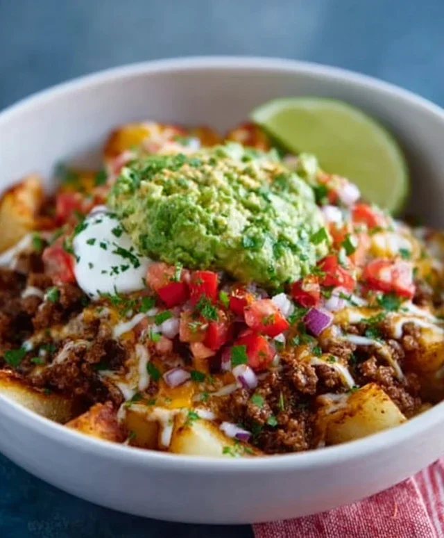 Loaded Potato Taco Bowl