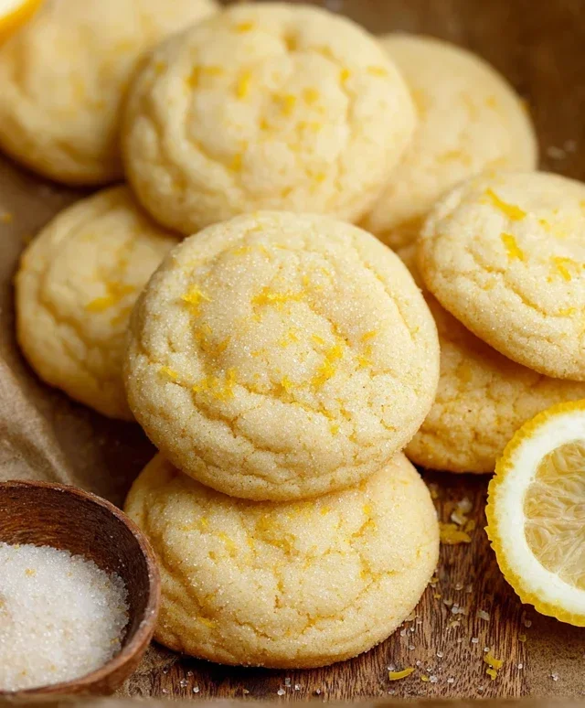 Soft & Chewy Lemon Cookies