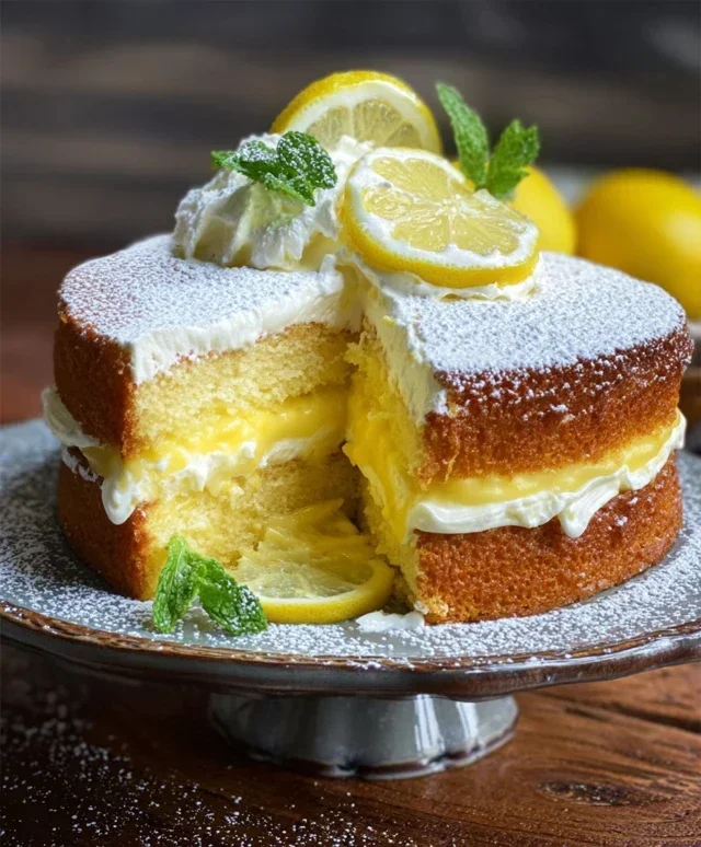 Top 1 Italian Lemon Cream Cake Irresistible