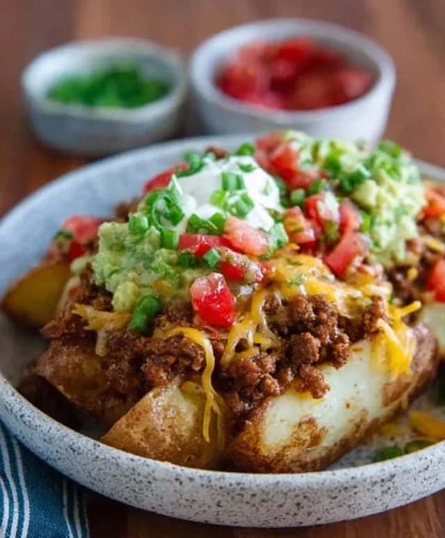 Loaded Potato Taco Bowl