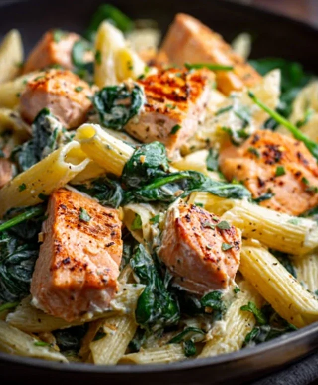 Salmon Spinach Pasta Dish: A Delicious and Nutritious Recipe to Try Today