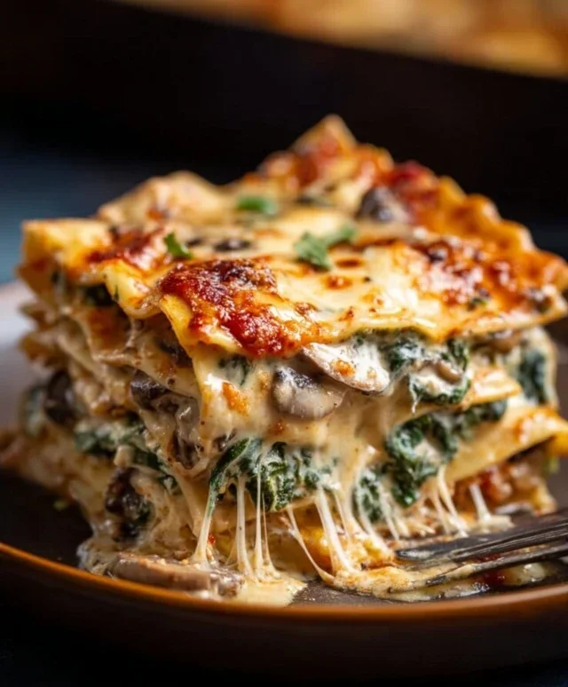 Mushroom And Spinach Lasagna Recipe