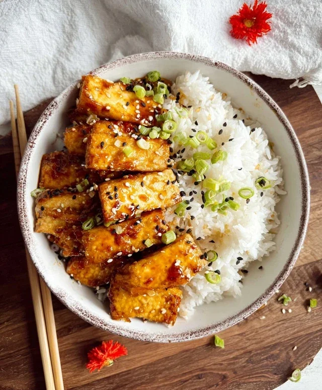 Honey Garlic Tofu