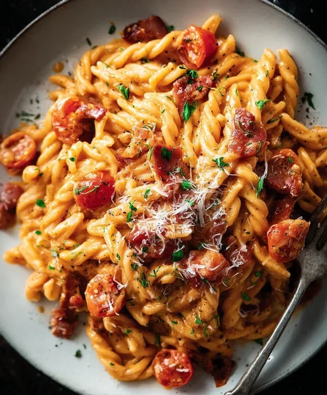 Beef Beef Bacon Pasta