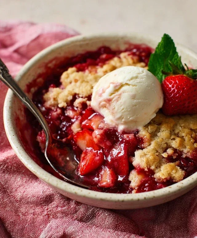 Strawberry Cobbler