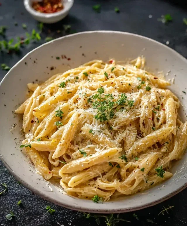 One Pot Creamy Garlic Pasta (Just 20 Minutes!)
