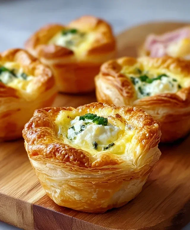 Savory Puff Pastry Cups