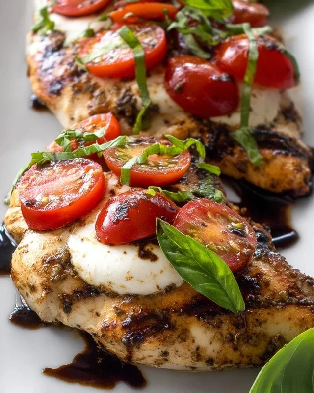 Grilled Chicken Caprese