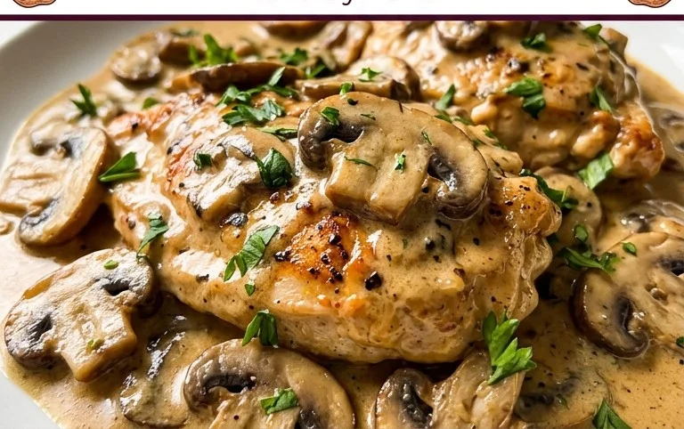 Creamy Mushroom Chicken Recipe
