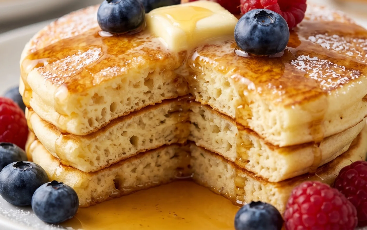 Fluffy Japanese Soufflé Pancakes