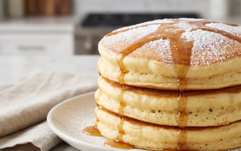 Fluffy Japanese Soufflé Pancakes