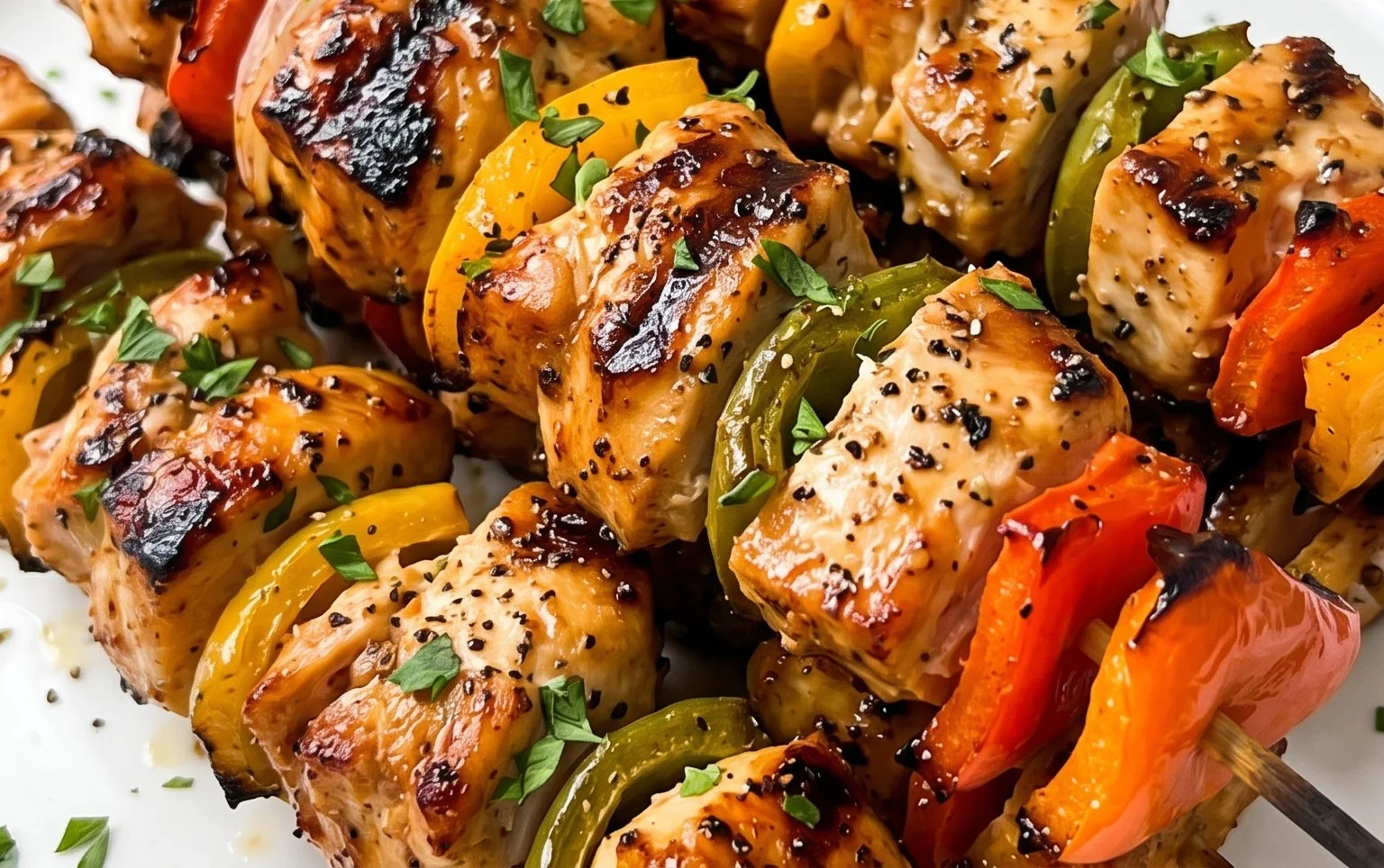 Air Fryer Chicken Skewers (VIDEO)