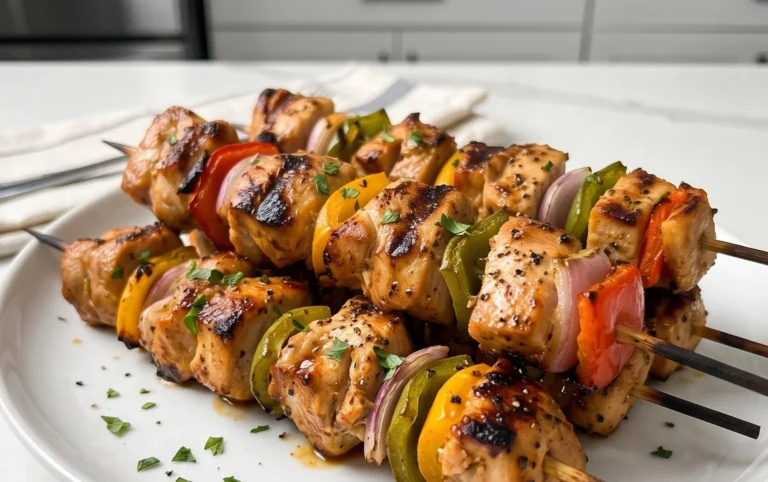 Air Fryer Chicken Skewers (VIDEO)