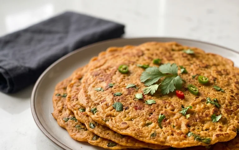 Masoor Dal Chilla | Savory Red Lentil Pancakes