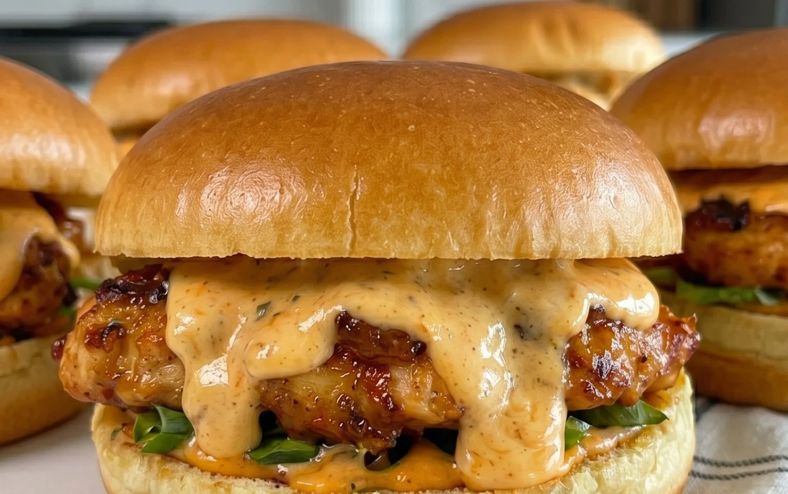 Cheesy Dynamite Chicken Buns