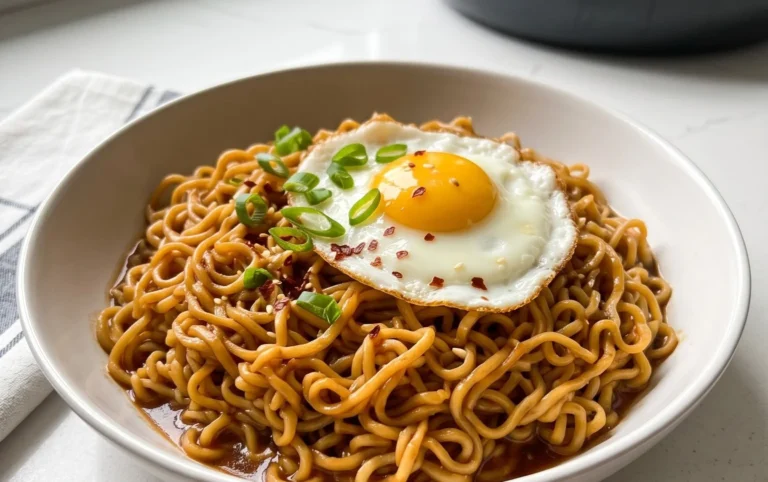 Easy Saucy Ramen Noodles