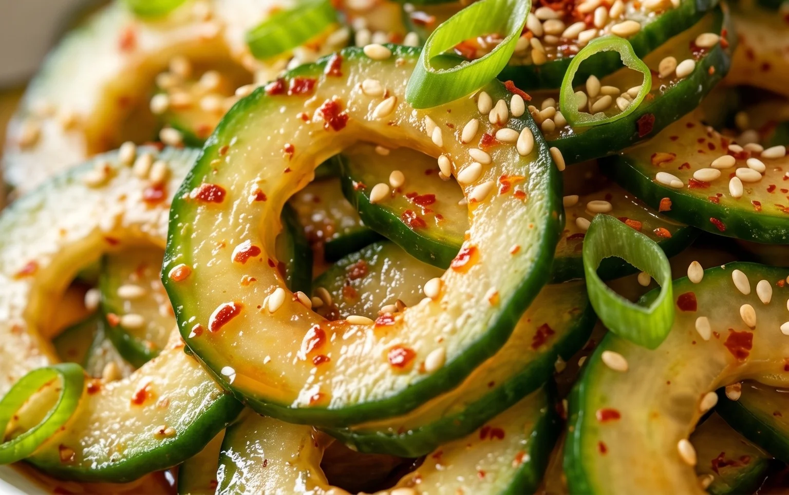 Spiral Cucumber Salad: Korean-Inspired Recipe