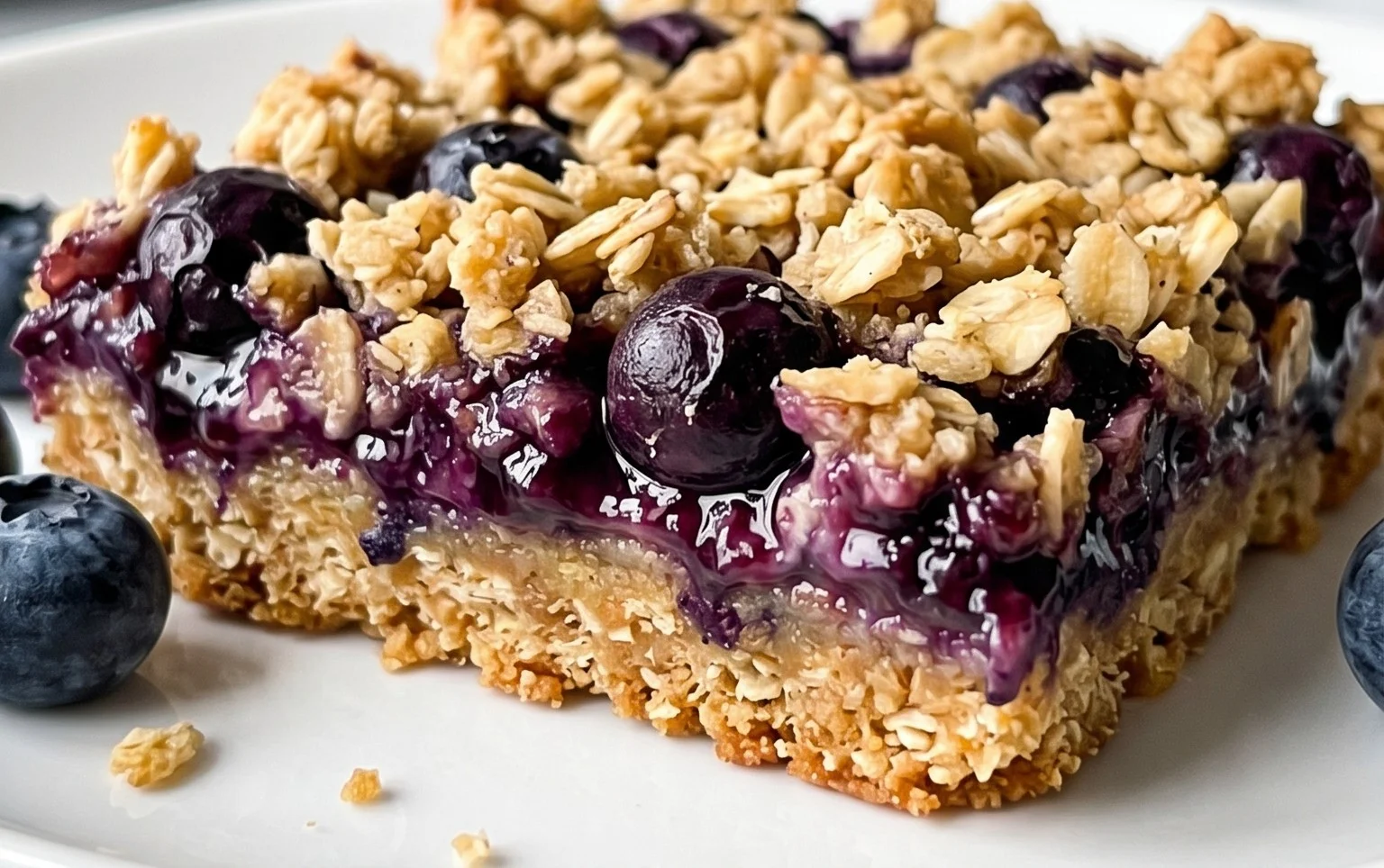 Blueberry Oatmeal Bars