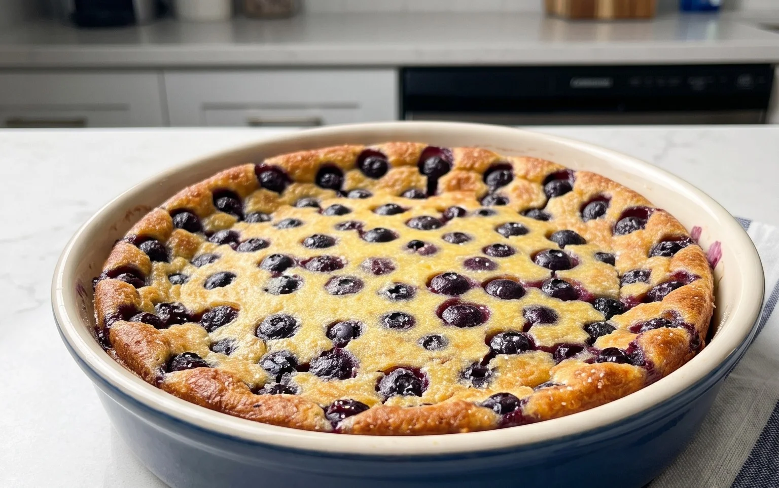 Lemon Blueberry Clafoutis