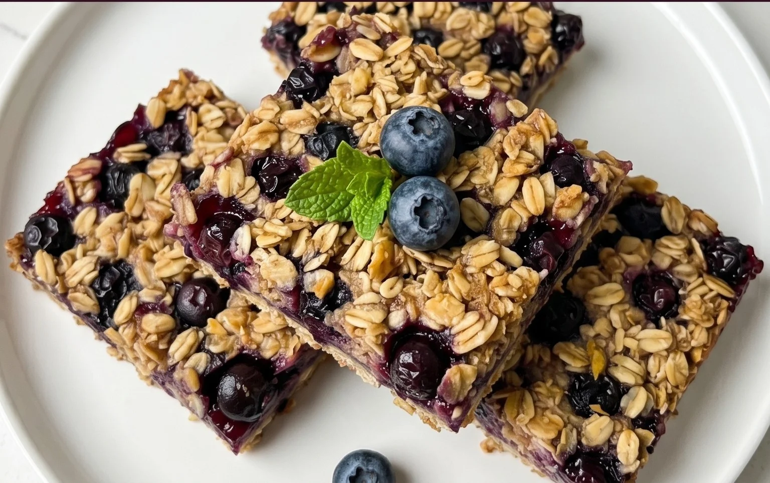 Blueberry Oatmeal Bars