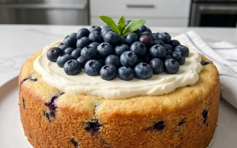 Nova Scotia Blueberry Cream Cake