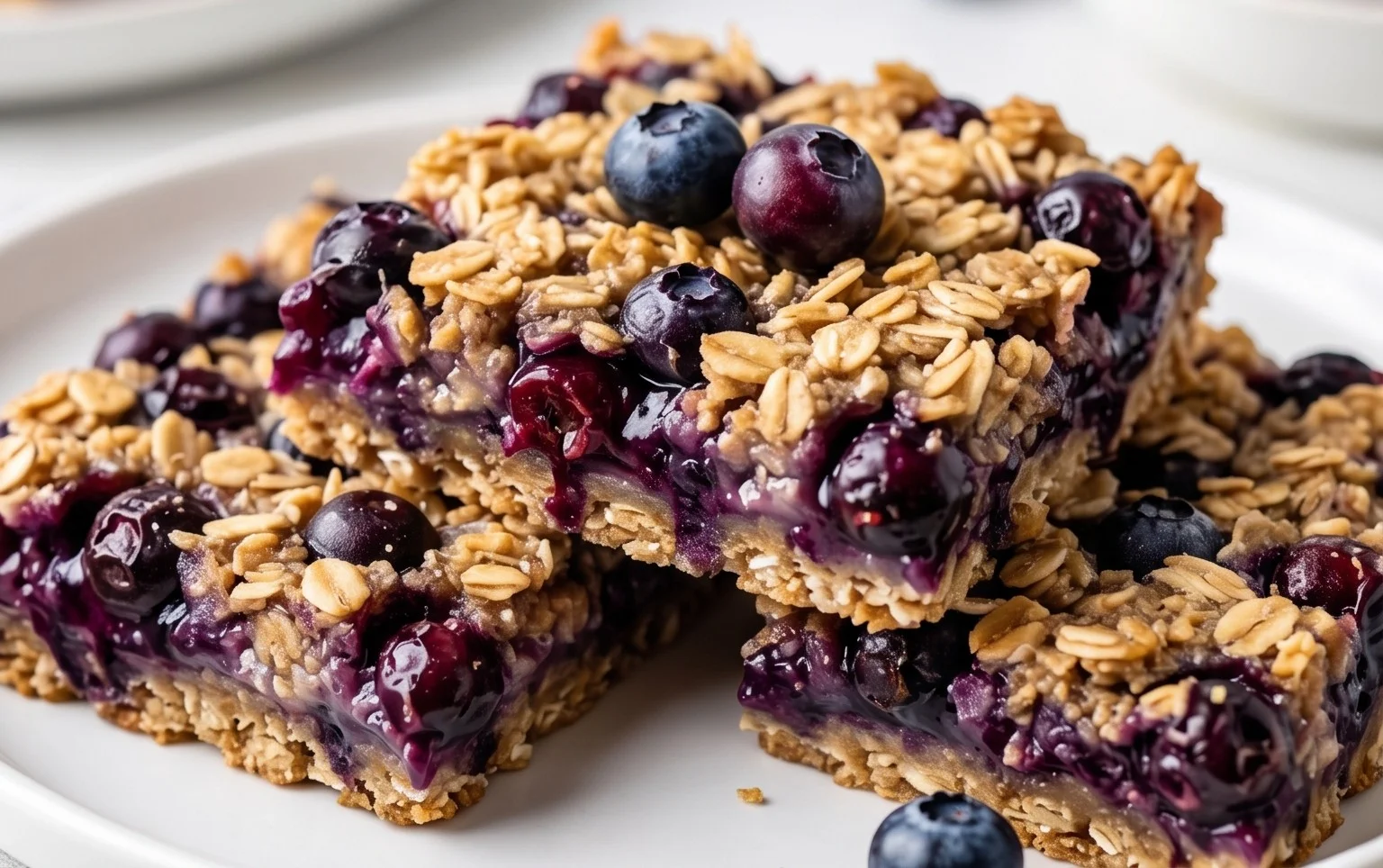 Blueberry Oatmeal Bars