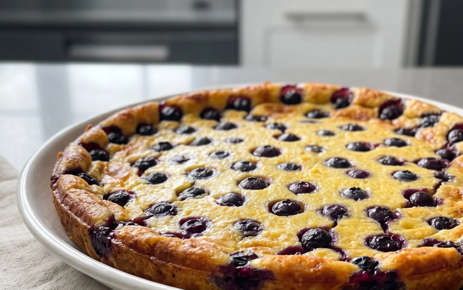Lemon Blueberry Clafoutis
