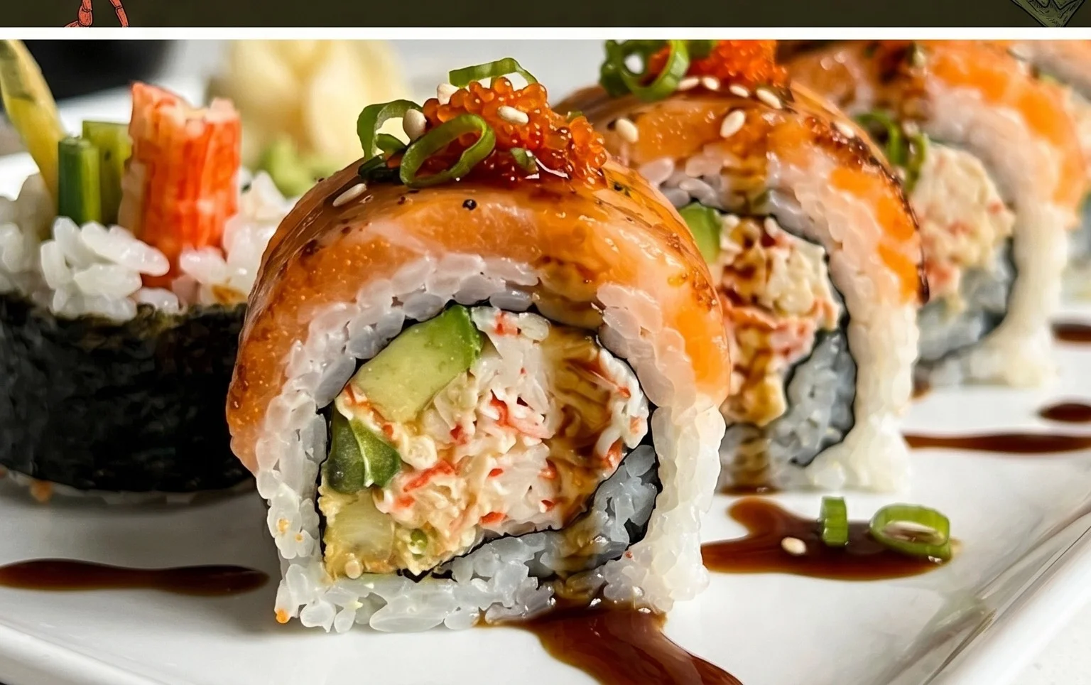Kani Sushi (Spicy Crab Roll)