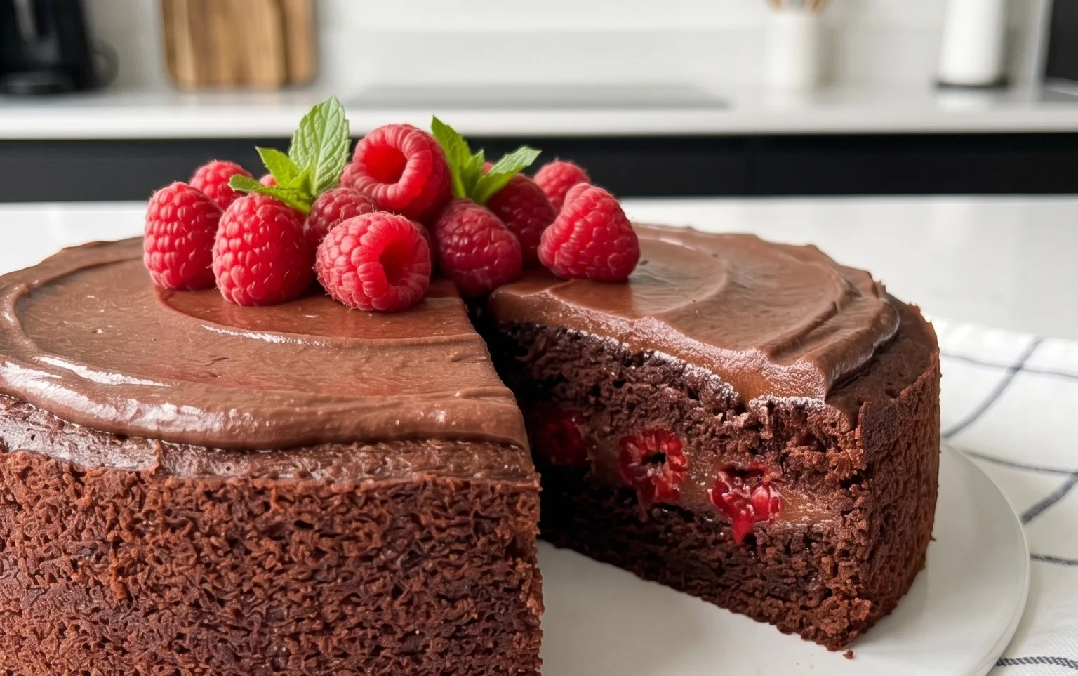 Chocolate Raspberry Cake