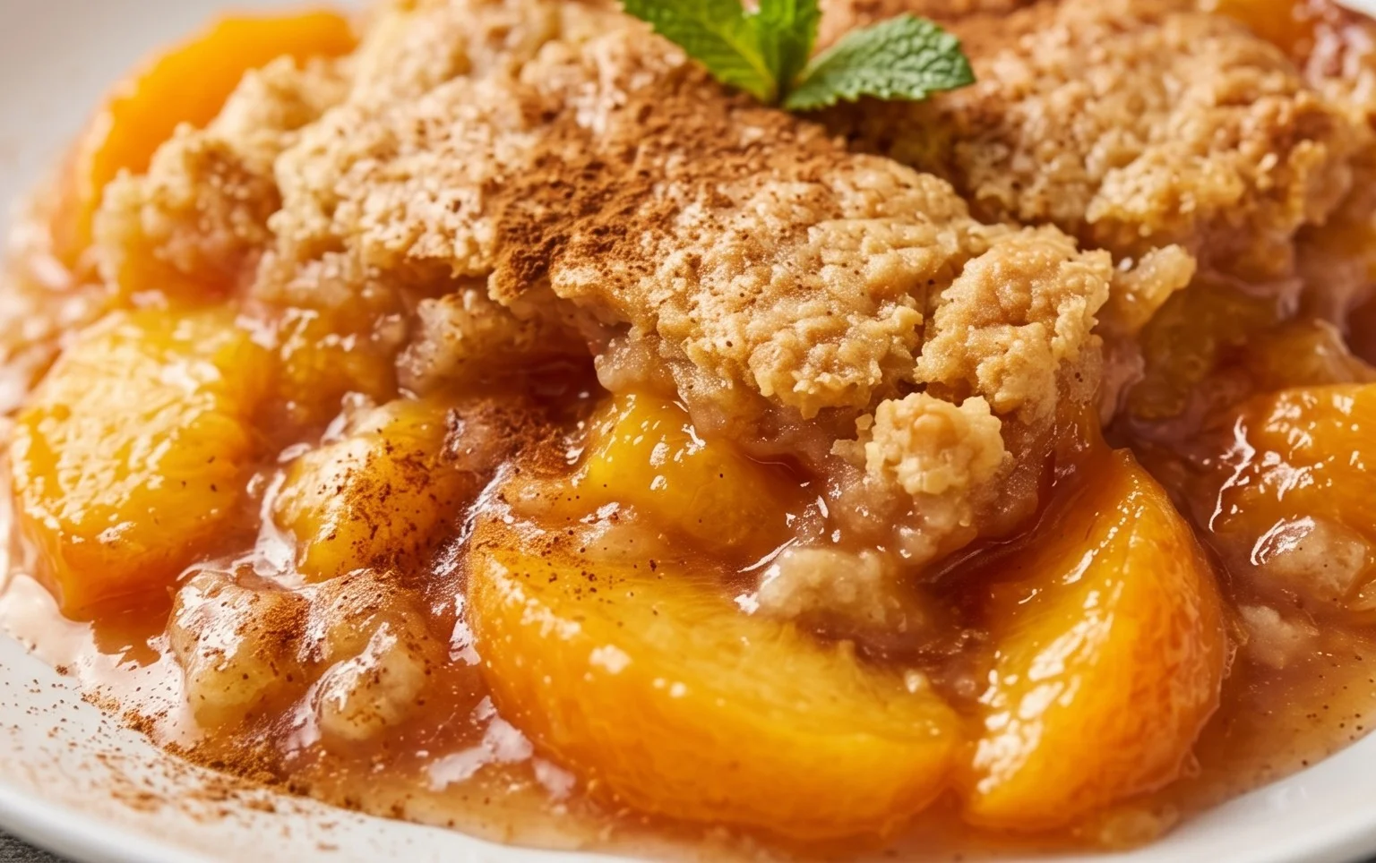 Fresh Peach Cobbler