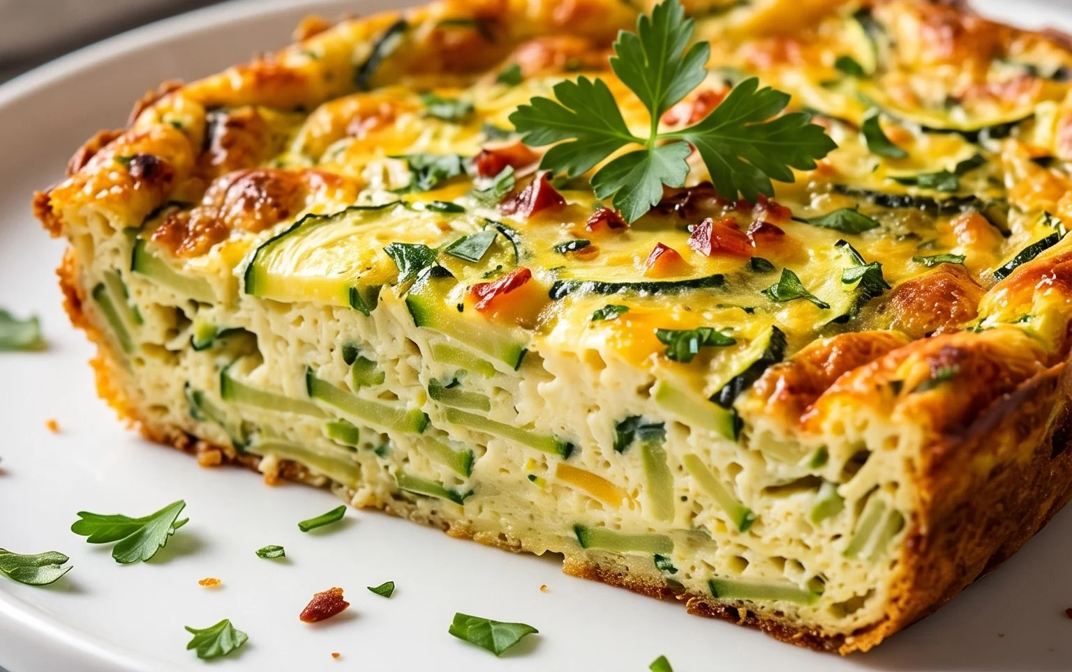 Crustless Zucchini Quiche Recipe