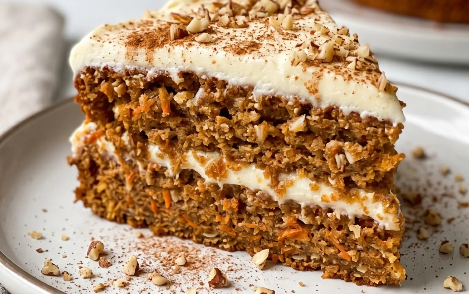 Easy Flourless Oatmeal Carrot Cake Recipe