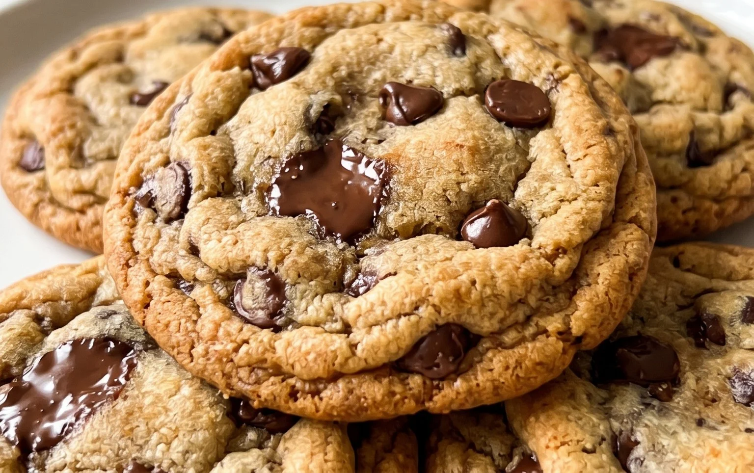 Crispy and Chewy Chocolate Chip Cookies