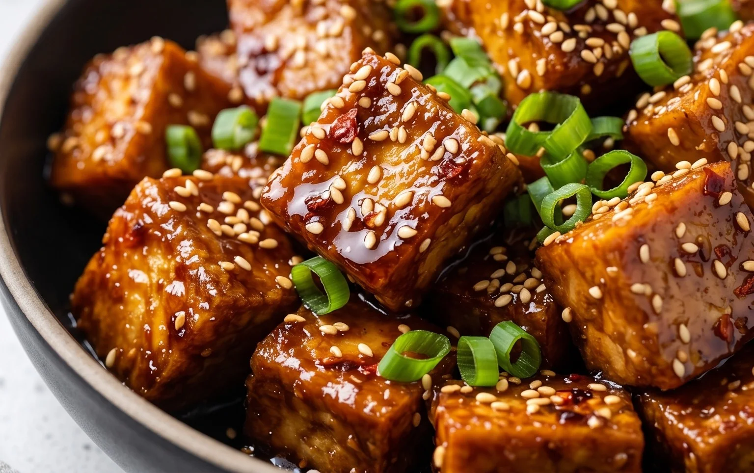 Honey Garlic Tofu