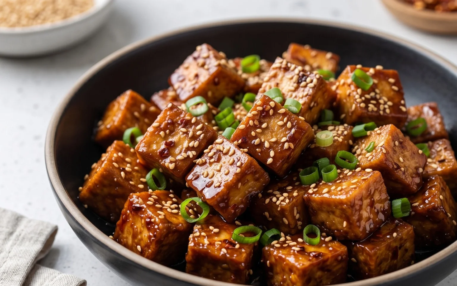 Honey Garlic Tofu