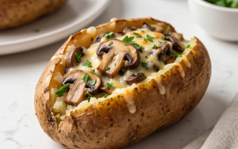 The Ultimate Stuffed Baked Potatoes with Mushrooms