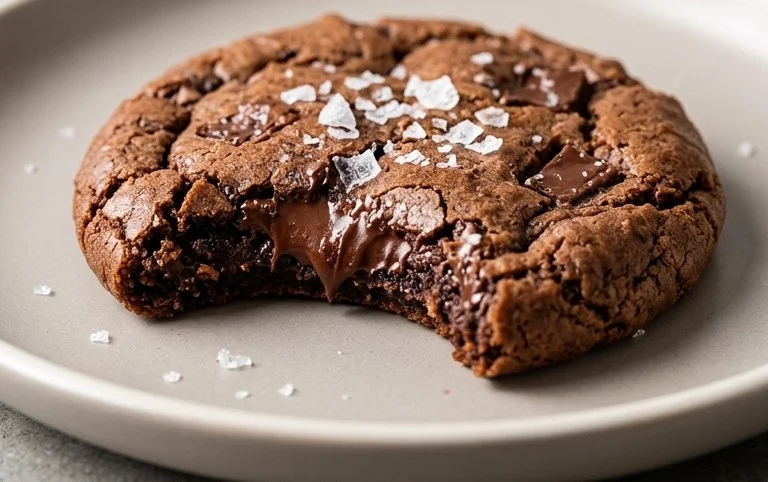 Salted Brownie Cookies