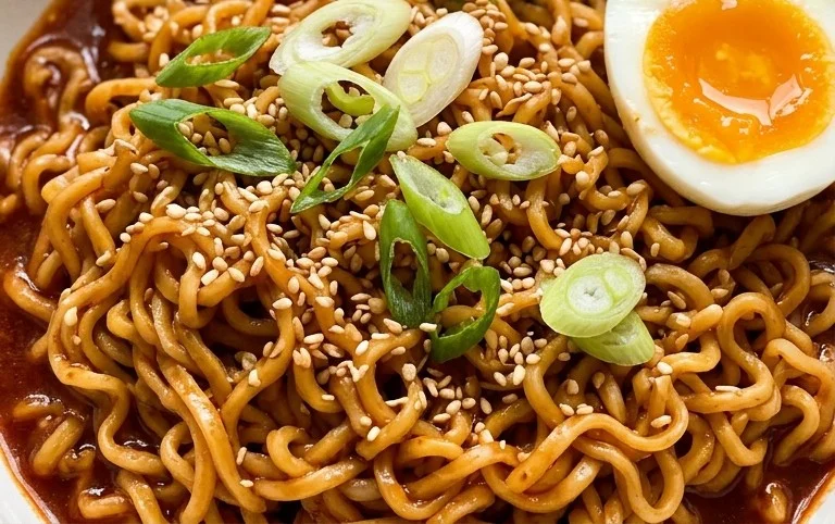 Easy Saucy Ramen Noodles