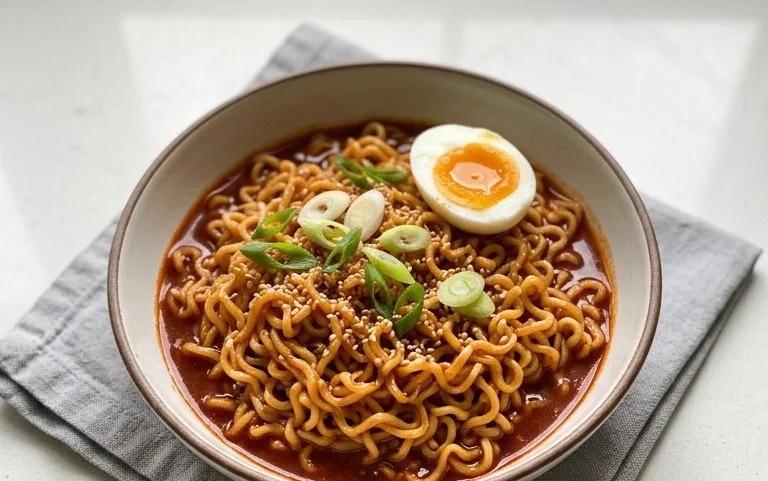 Easy Saucy Ramen Noodles