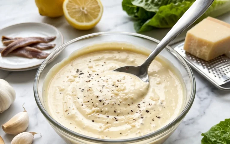 Caesar Salad Dressing (Classic, Creamy & 5 Minutes) 🥗